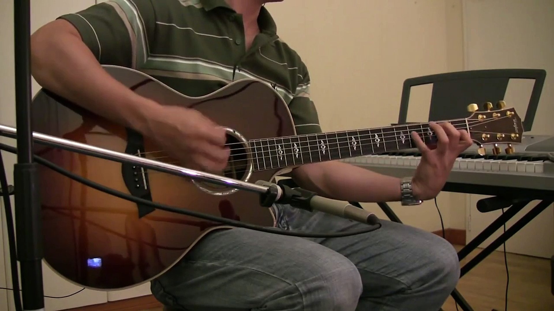 Here I am to worship HD - (Taylor 814ce Hillsong / Acoustic)
